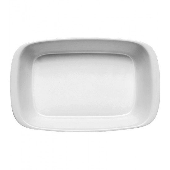 Forma 22,5cm Comprimento Por 14cm 700 ML Refratário Porcelana Germer